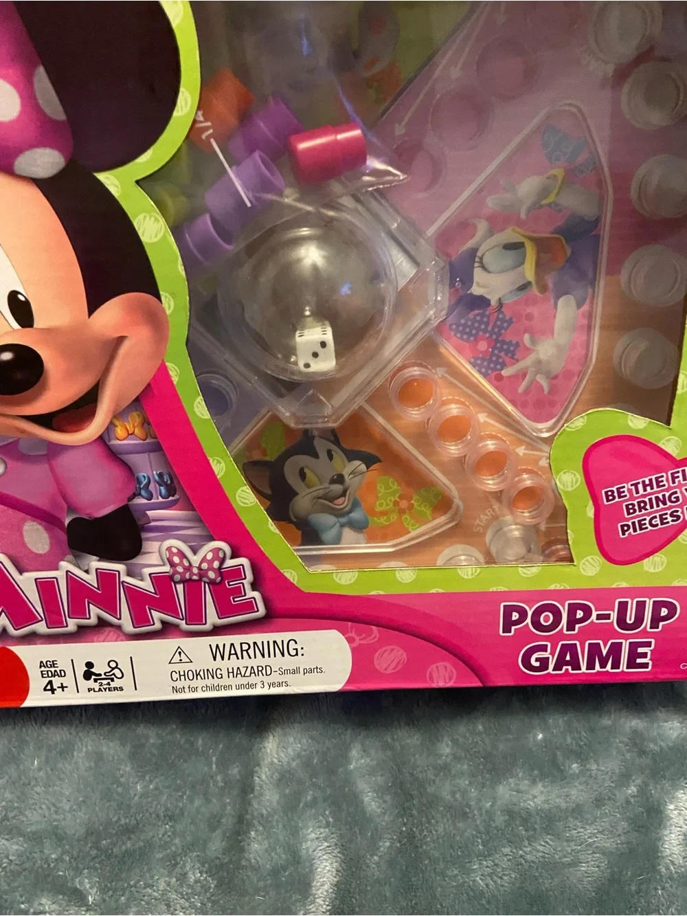 Disney Minnie Mouse Pink and Green Pop-Up Game
